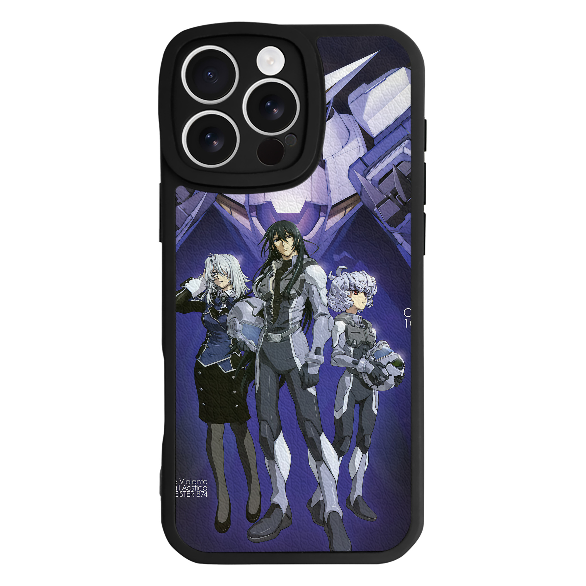 （画像用） 機動戦士ガンダム Mobile Suit Gundam 【iPhone 16シリーズ対応】シリコンスマホケース（レザー調） 材質：シリコン